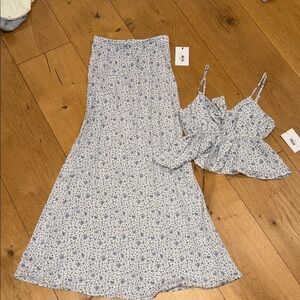 Bloom Blue Floral 2 piece set